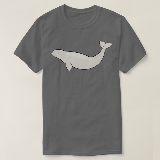 Camiseta Baleia de Beluga 16 (Frente do Design)