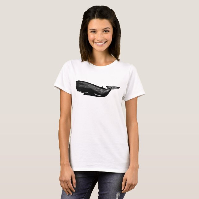 CAMISETA BALEIA DE ESPERMA (Frente Completa)