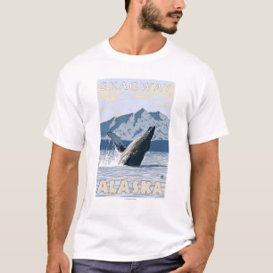 Camiseta Baleia de Humpback - Skagway, Alaska