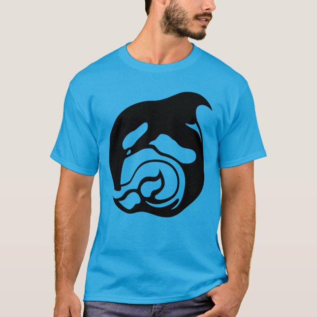 Camiseta baleia de orca (Frente)