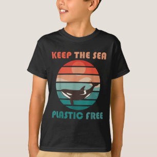 Camiseta Baleia de Proteção Climática Proteção Ambiental 