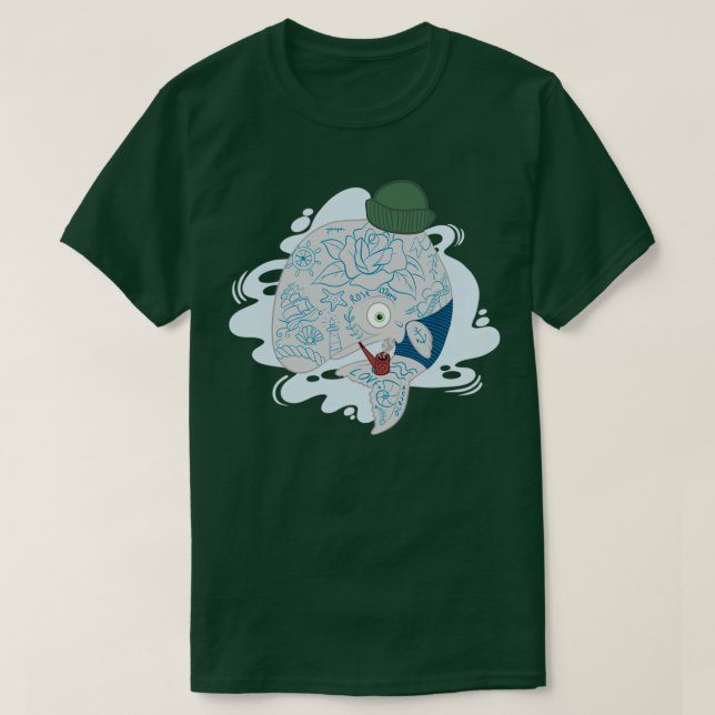 CAMISETA BALEIA DE SELEÇÃO (Frente do Design)