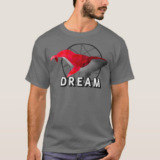 Camiseta Baleia de Sonho Vermelho