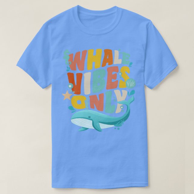 Camiseta Baleia Engraçada Observando Mamíferos do Mar 8 (Frente do Design)