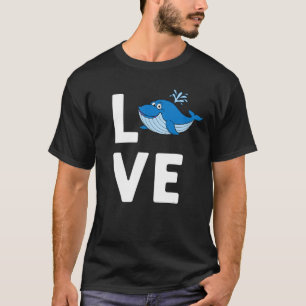Camiseta Baleia Engraçada Para Homens Orca Narwhales Blue