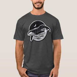 Camiseta baleia escura