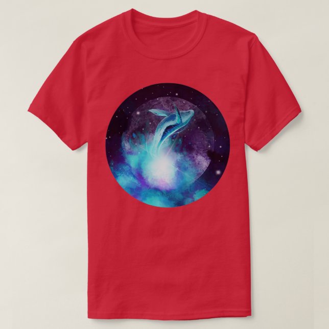 Camiseta Baleia Espacial 11 (Frente do Design)