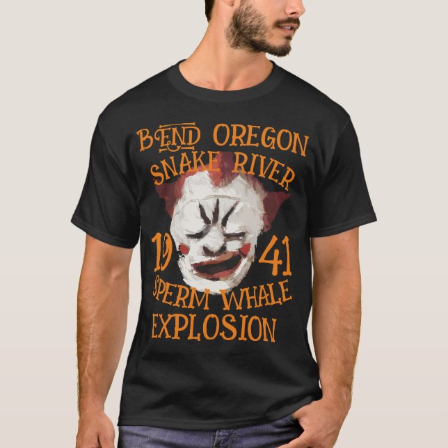 CAMISETA BALEIA ESPERMATOZOIDE EXPLOSÃO FW HG SL BEND OREGO (Frente)