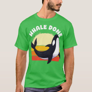 Camiseta Baleia Feita Bem Orca Pun Dolphin Ocean Animal