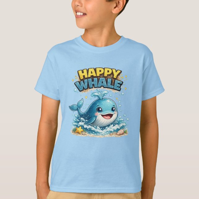 Camiseta Baleia Feliz (Frente)