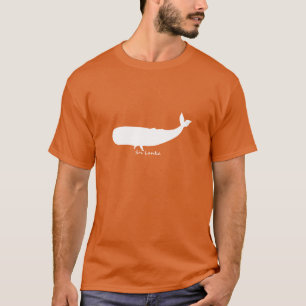 Camiseta Baleia - homens básicos do t-shirt