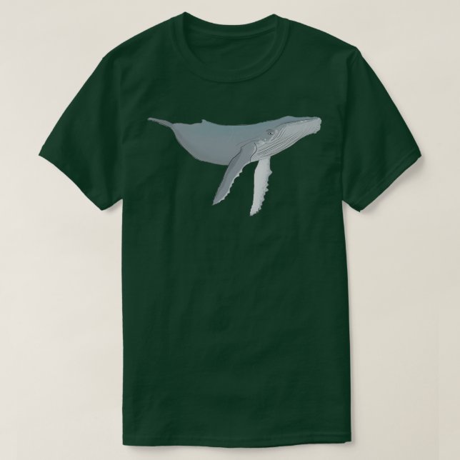 Camiseta Baleia-jubarte 12 (Frente do Design)