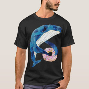 Camiseta Baleia-jubarte com casca-de-casca-castanha