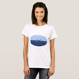 Camiseta Baleia jubarte no oceano