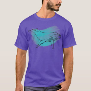 Camiseta Baleia-jubarte pequena