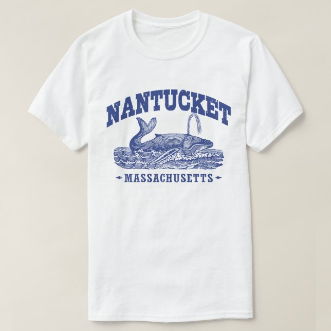 Camiseta Baleia Nantucket (Frente do Design)