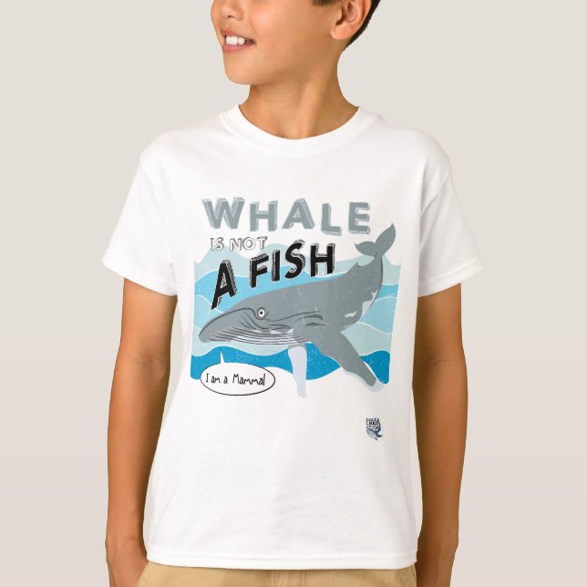 Camiseta Baleia não é um peixe (Frente)