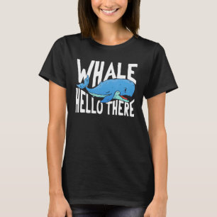 Camiseta Baleia Olá Lá Biologia Marinha Monstro do Mar do O