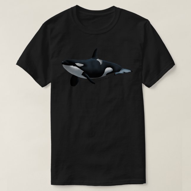 Camiseta Baleia Orca 2 (Frente do Design)