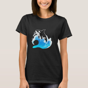 Camiseta Baleia Orca Mar Onda Oceano