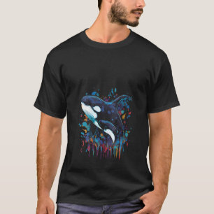 Camiseta Baleia orca peixe animal favorito fã orca favorito
