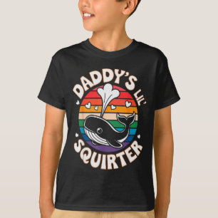 Camiseta Baleia Pequena Squirter do Papai Vintage Sarcástic