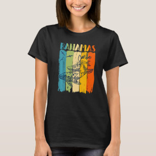 Camiseta Baleia Retro Bahamas Caribe - Família Amigos Vincu