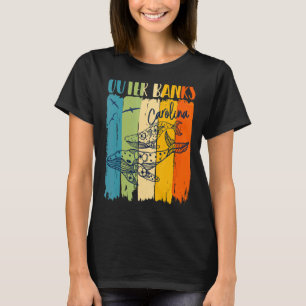 Camiseta Baleia Retro Bancos Exteriores Correspondentes à F