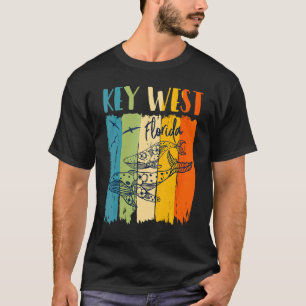 Camiseta Baleia Retro Key West Flórida Amigos Correspondent