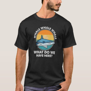 Camiseta Baleia Retrora O Que Temos Aqui Tubarões Biológico