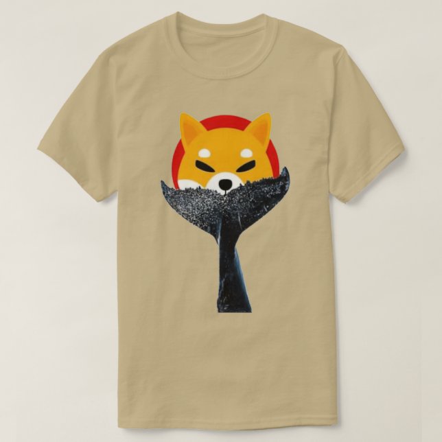 Camiseta Baleia Shiba (Frente do Design)