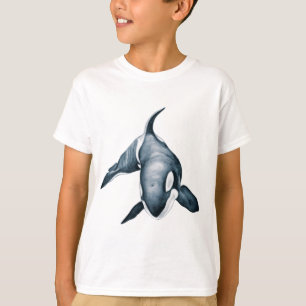 Camiseta Baleia solitária da orca