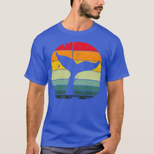 Camiseta Baleia Trilha Orca Família Vintage Retro Baleia As