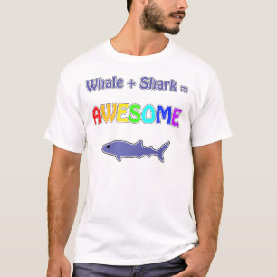 Camiseta Baleia + Tubarão =