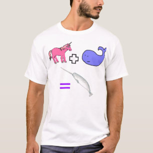 Camiseta Baleia + Unicórnio