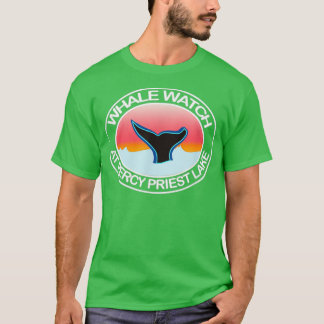 Camiseta BaleiaEngraçadaRelógioNaPercyPriestLagoTennesseeTa