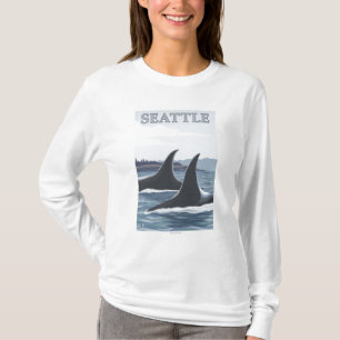 Camiseta Baleias #1 da orca - Seattle, Washington