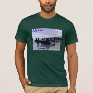 Camiseta Baleias Assassinas do Alasca Selo