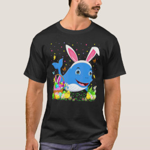 Camiseta Baleias de Páscoa Coelho Ovo Caça Baleias Páscoa
