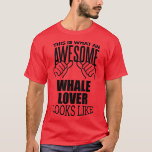 Camiseta Baleias Engraçadas Engraçadas de Baleia Design