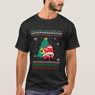 Camiseta Baleias Engraçadas Tail Papais noeis Penas Feias C
