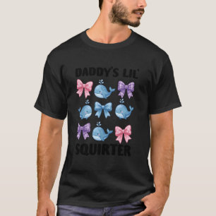 Camiseta Baleias Kawaii Arcos Namoradinha Esguichinho do Pa