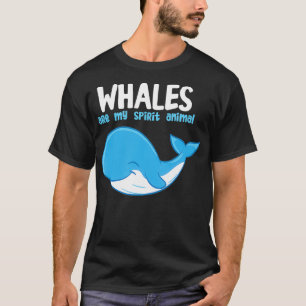 Camiseta Baleias São Meus Animais Espirituosos Baleia Engra