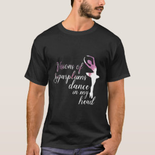 Camiseta Balés De Ameixas De Açúcar Dança De Noz-Noz