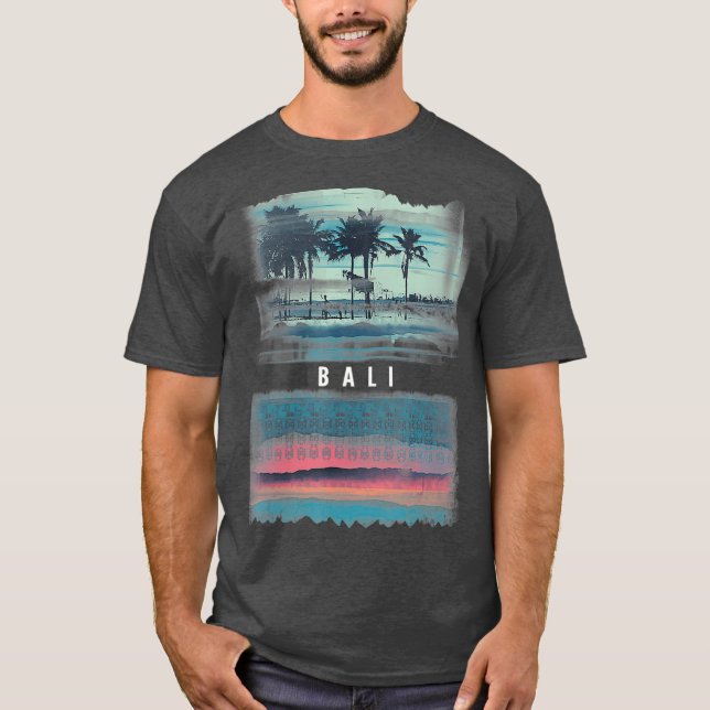 Camiseta Bali Indonesia Beach Men Women Youth (Frente)