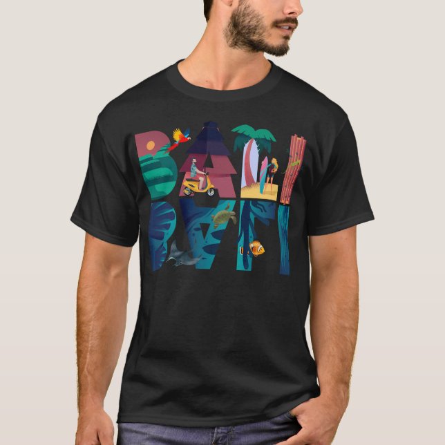 Camiseta Bali Indonesia Ocean Tropical Paradise Holi (Frente)