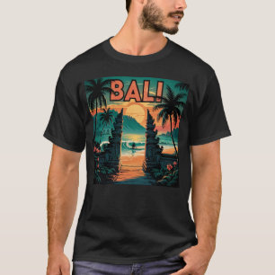 Camiseta Bali Island Summer - Sunset Beach Ocean Surfers