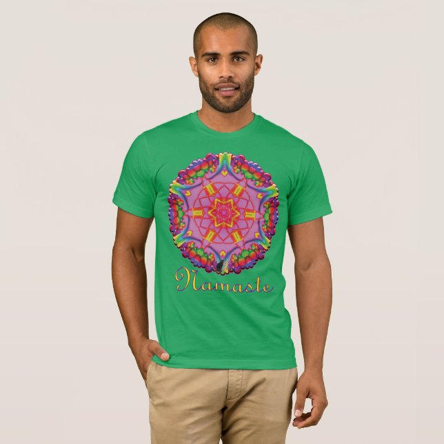 Camiseta Bali Namaste Kaleidoscope T-shirt (Frente Completa)