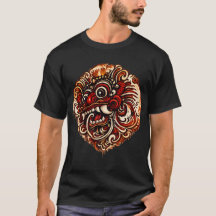 Balinese Barong Illustration T-Shirt