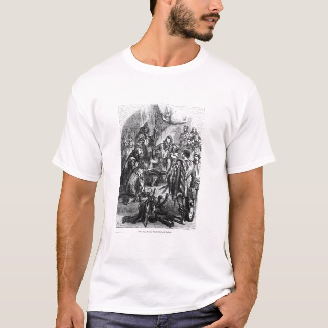 Camiseta Baliol que faz a homenagem para a coroa de (Frente)
